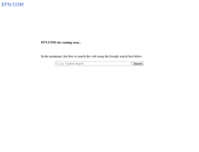 Tablet Screenshot of efn.com