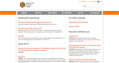 Desktop Screenshot of efn.no