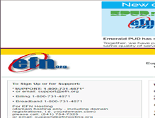 Tablet Screenshot of efn.org